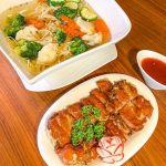 78 Nudelsuppe mit gegrillter Ente