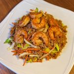 85 Gebratener Reis mit Crevetten